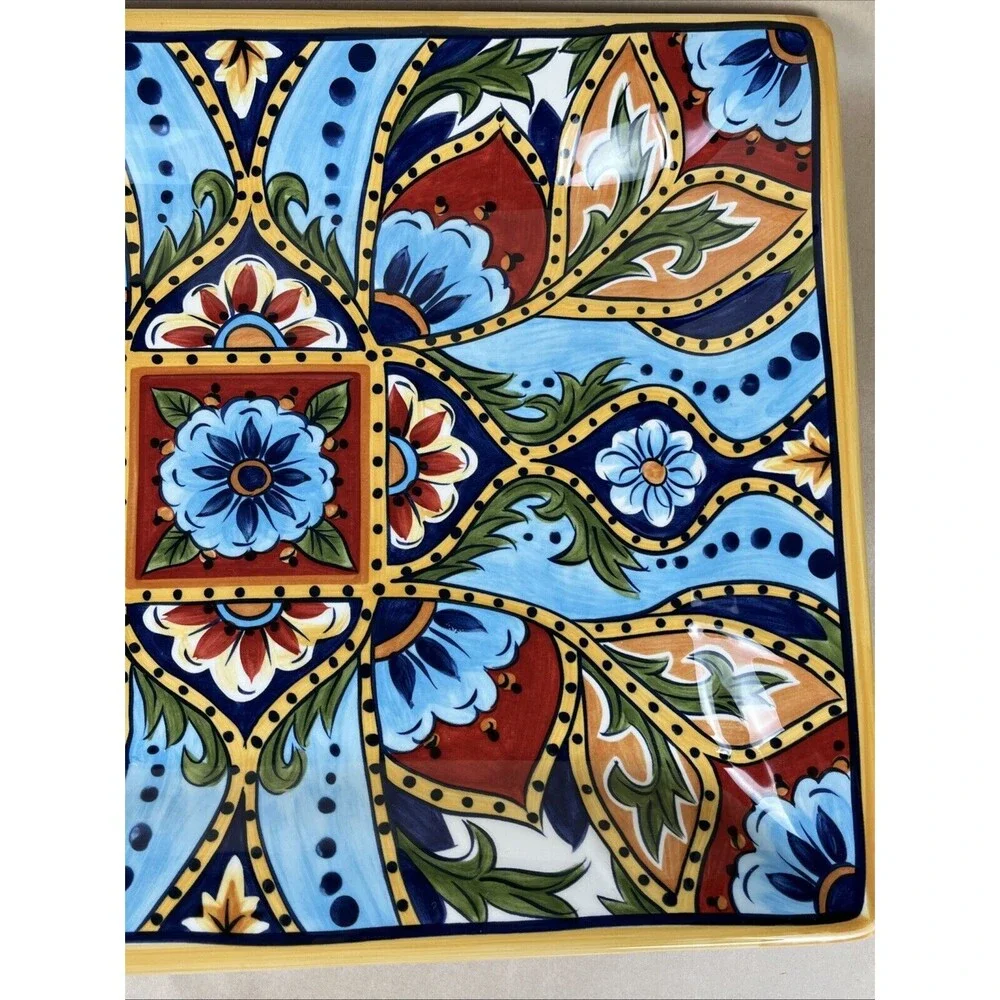 ESPANA Tabletops‎ Unlimited LA BARCA Rectangular Serving Platter 16X12” Mint